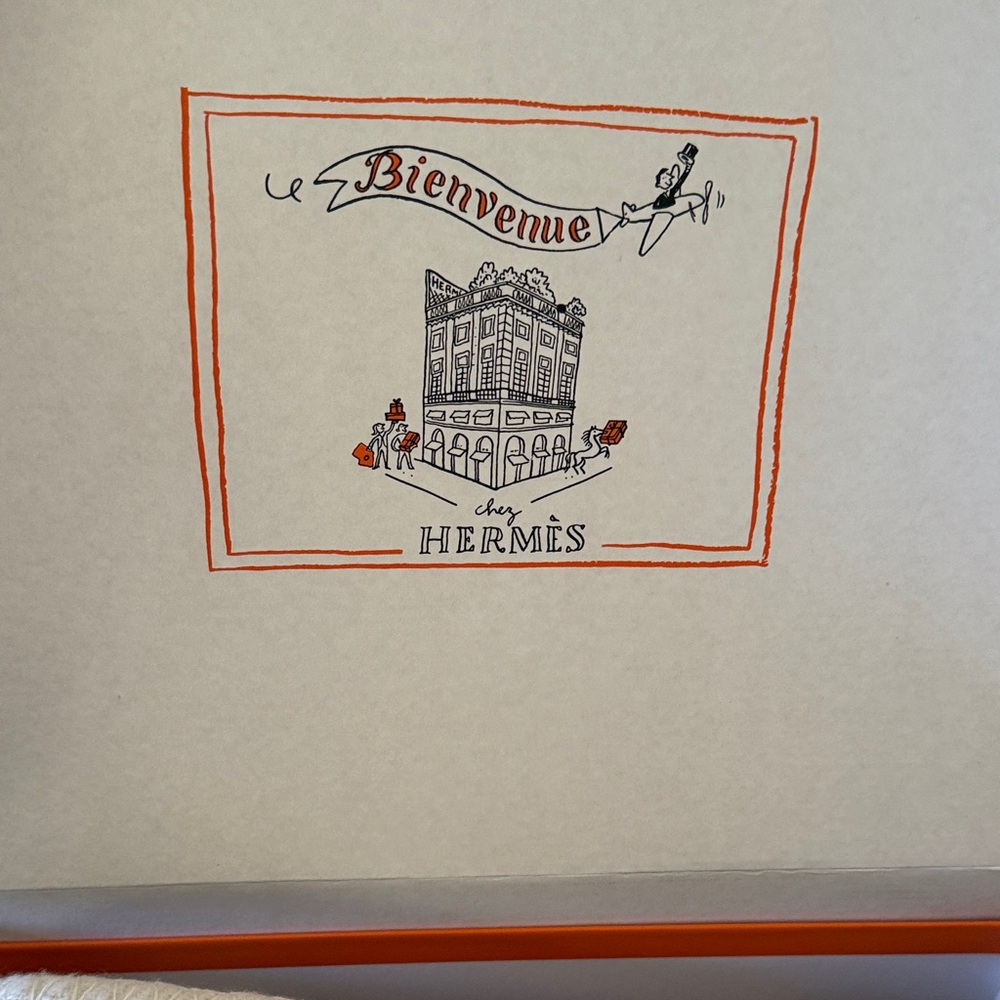 Hermes Kids Illustration with Orange and Black Accents
